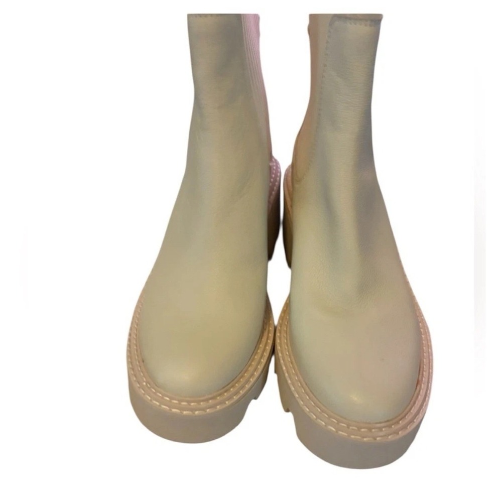 Dolce Vita Ivory women's sock boots size 10, never worn new without box